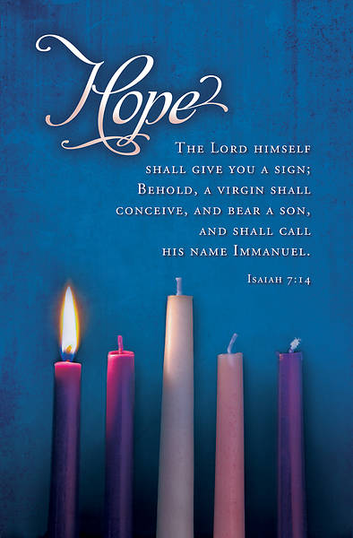 Picture of Advent Bulletin Week 1 Isaiah 7:14 Regular