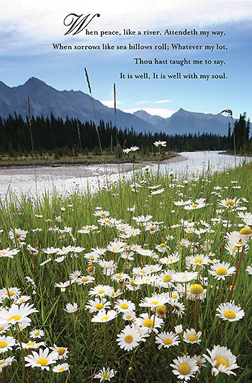 Picture of It Is Well With My Soul Hymn Bulletin (Package of 100)