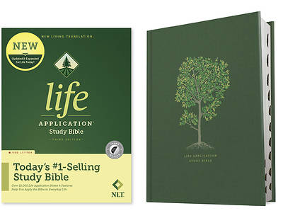 Picture of NLT Life Application Study Bible, Third Edition (Red Letter, Hardcover, Indexed)