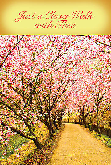 Picture of Just a Closer Walk with Thee Hymn & Song Bulletin (Package of 100)