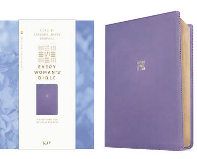 Picture of KJV Every Woman's Bible, Filament Enabled (Leatherlike, Periwinkle Purple, Red Letter)