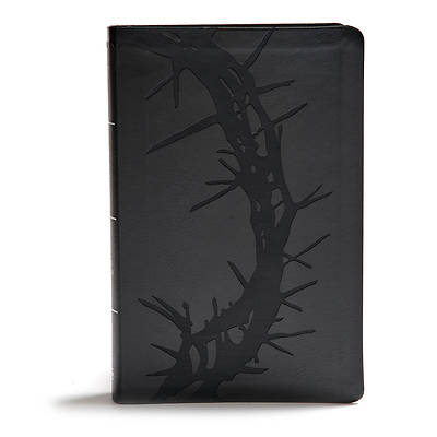Picture of KJV Giant Print Reference Bible, Charcoal Leathertouch