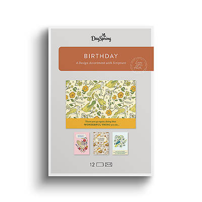 Picture of Birthday - Birds Boxed Cards - Box of 12
