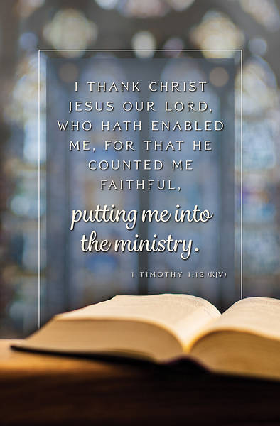 Picture of I Thank Christ Installation and Ordination Bulletin