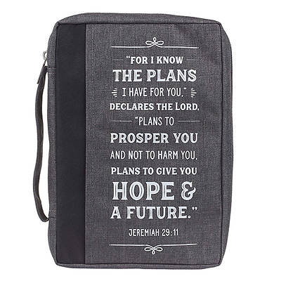 Picture of Bible Cover Value Gray I Know the Plans