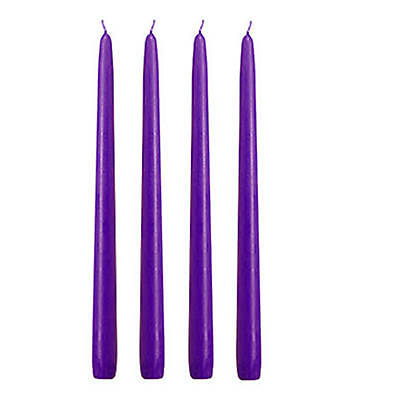 Picture of Emkay Purple All Occasion Taper Candles - 10" x 7/8"