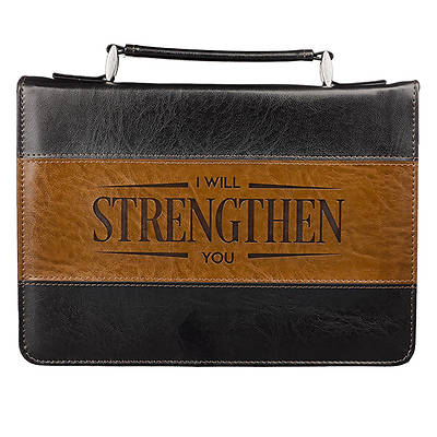 Picture of I Will Strengthen You Bible Cover Large