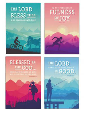 Picture of Outdoor Masculine Birthday Cards, Box of 12 (KJV)