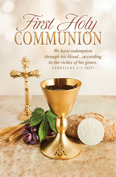 Picture of We Have Redemption 1st Holy Communion Bulletin