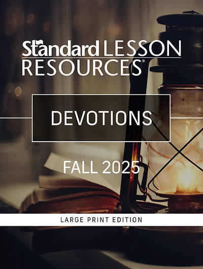 Picture of Standard Lesson Quarterly Adult Devotions Large Print Fall