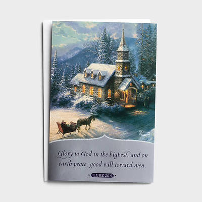 Picture of Thomas Kinkade Glory To God Christmas Cards