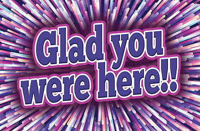 Picture of Kids Glad You Were Here Postcard