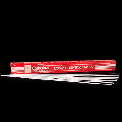 Picture of Cathedral Wax Lighting Tapers - Box of 120