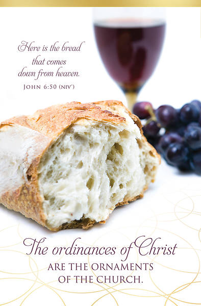 Picture of The Ordinances of Christ Communion Regular Size Bulletin