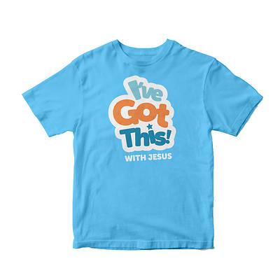Picture of Vacation Bible School VBS 2022 I've Got This With Jesus T-shirt (Adult XXL) - Cyan