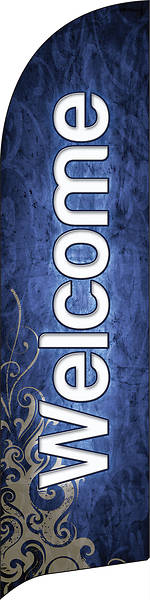 Picture of Welcome Adornment Flag Banner