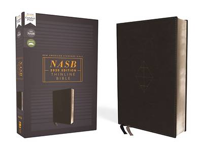 Picture of Nasb, Thinline Bible, Leathersoft, Black, Red Letter Edition, 2020 Text, Comfort Print