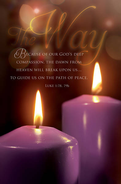 Picture of Advent Way Week 2 Luke 1:78, 79b Bulletin Regular