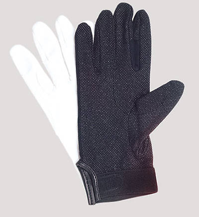 Picture of UltimaGlove With Plastic Dots Handbell Gloves - White, XL