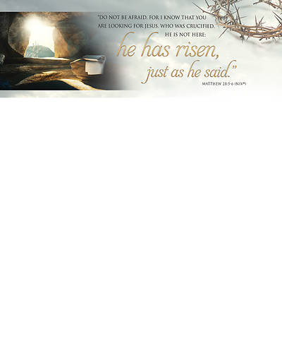 Picture of He Has Risen Easter Letterhead (Package of 100)