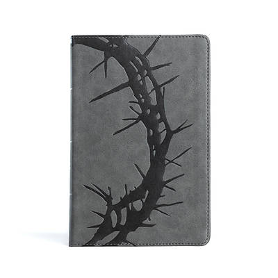 Picture of CSB Large Print Personal Size Reference Bible, Charcoal Leathertouch