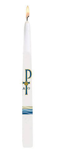 Picture of Baptism by Water and the Holy Spirit Candle - Taper