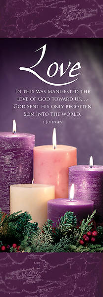 Picture of Advent Week 4 2' x 6' Fabric Banner 1 John 4:9