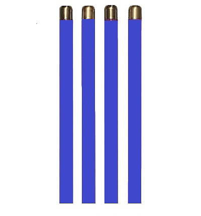 Picture of Advent Tube Candles Set of 4 Blue 13 3/8" x 1 1/2"