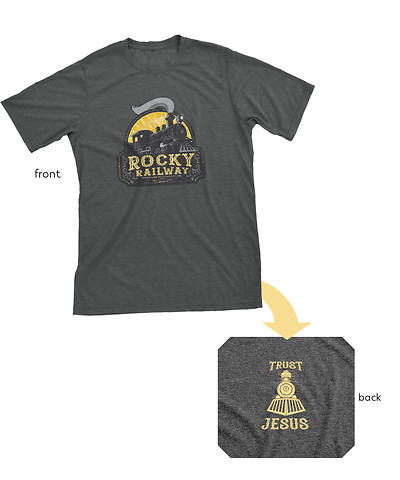 Picture of Vacation Bible School VBS 2021 Rocky Railway Staff T-shirt, Adult (XL 46-48)