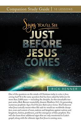 Picture of Signs You'll See Just Before Jesus Comes Study Guide