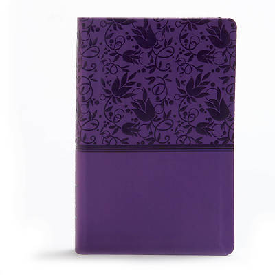 Picture of KJV Large Print Personal Size Reference Bible, Purple Leathertouch Indexed