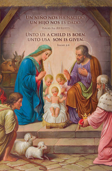 Picture of A Son is Given Bulletin Regular Bilingual Isaiah 9:6