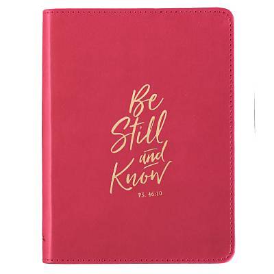 Picture of Journal Lux-Leather Flexcover Be Still and Know