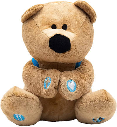 Picture of Prayer Bear 10" Plush Stuffed Animal with Prayer Book and Backpack