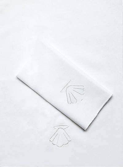 Picture of 100% Cotton Baptismal Towel with Shell - 4 Pack