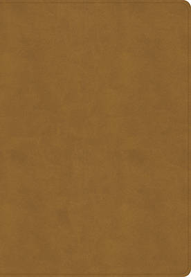 Picture of CSB Super Giant Print Reference Bible, Digital Study Edition, Camel Suedesoft Leathertouch, Indexed