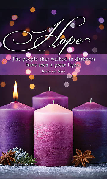 Picture of Banner Hope Great Light Advent 3 x 5 Vinyl