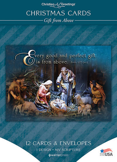 Picture of Gift from Above Christmas Solid Box Card