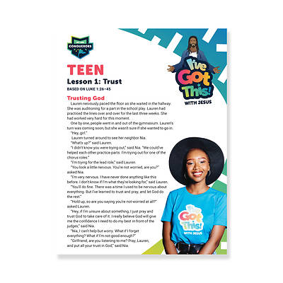 Picture of Vacation Bible School VBS 2022 I've Got This With Jesus Teen Student Folders