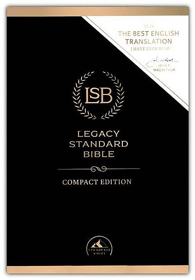 Picture of LSB Compact Edition Bible Black Cowhide Leather