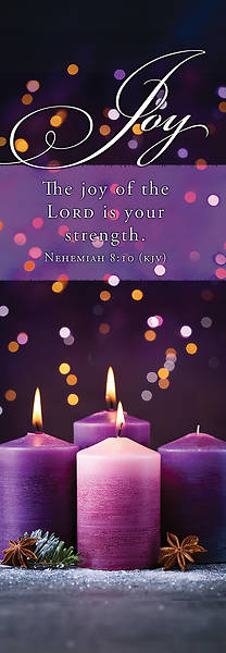 Picture of Banner Joy of the Lord Advent 2 x 6 Vinyl
