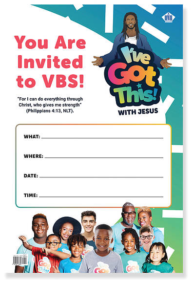 Picture of Vacation Bible School VBS 2022 I've Got This With Jesus Invitation Poster