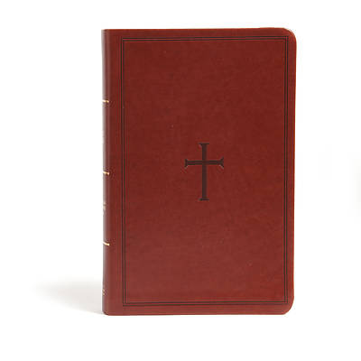 Picture of CSB Large Print Personal Size Reference Bible, Brown Leathertouch, Indexed