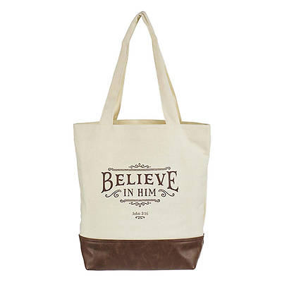Picture of Tote Canvas Believe in Him
