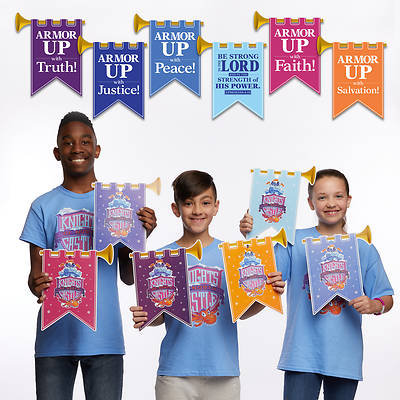 Picture of Vacation Bible School (VBS) 2020 Knights of North Castle Decorating Castle Mobiles (Pkg of 6)