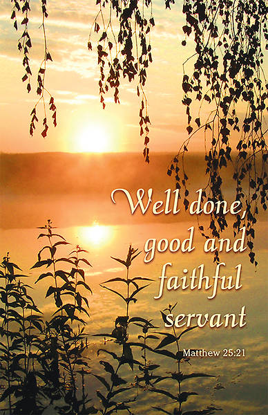 Picture of Matthew 25:21 Bulletin, Regular (Package of 100)