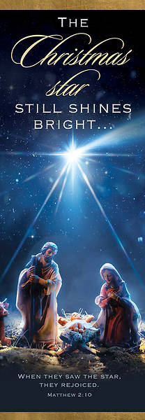Picture of Banner The Christmas Star 2 x 6 Fabric