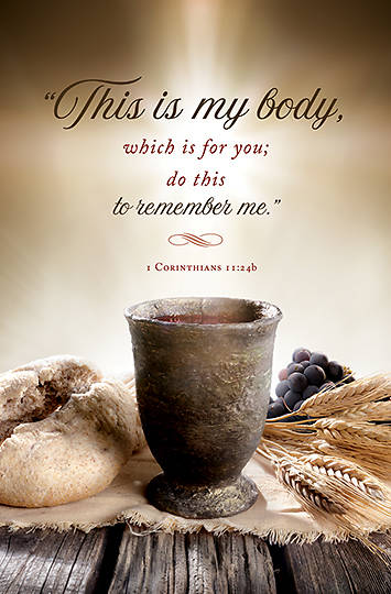 Picture of This is My Body Communion Bulletin (Package of 100)