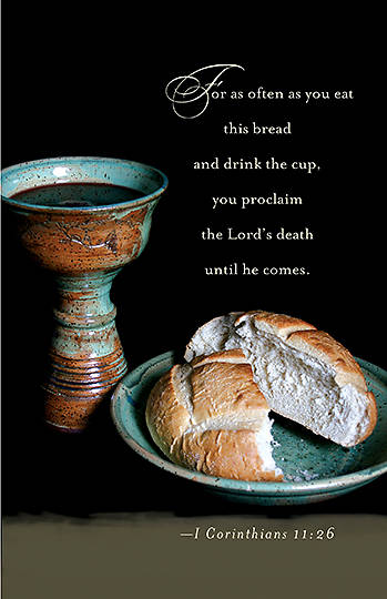 Picture of Knowing Christ Communion Bulletin (Package of 100)