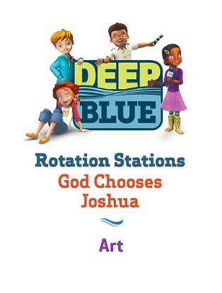 Picture of Deep Blue Rotation Station God Chooses Joshua Stations
